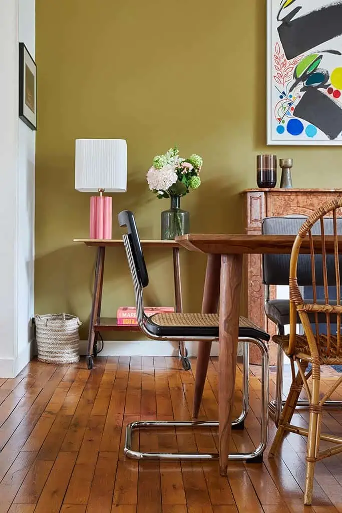 photo décoration d'une salle à manger vintage