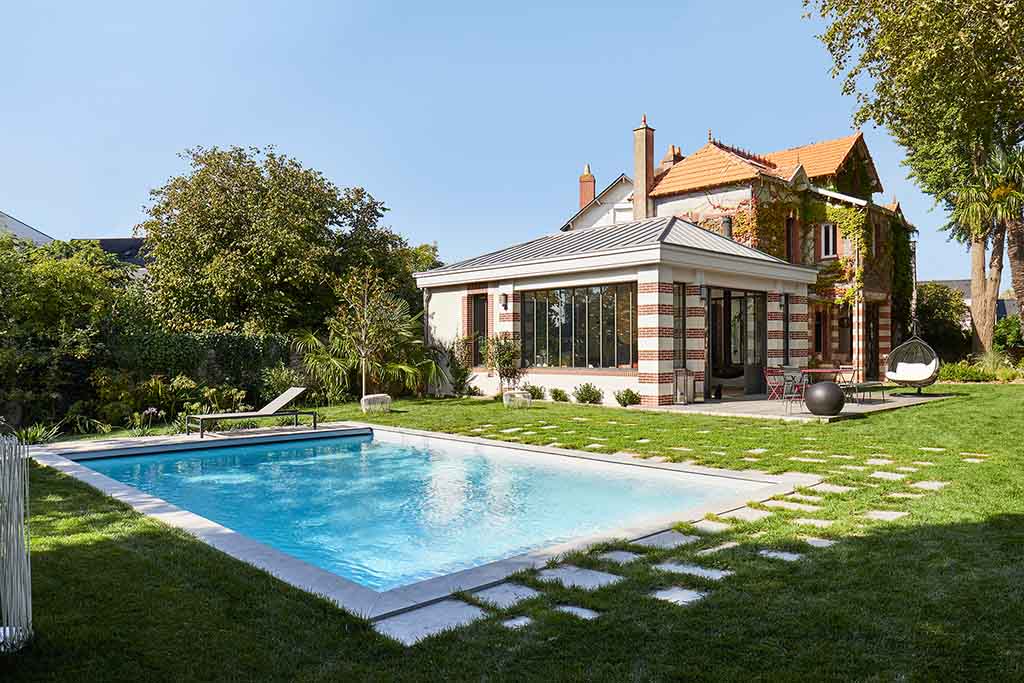 Photo piscine maison à Nantes