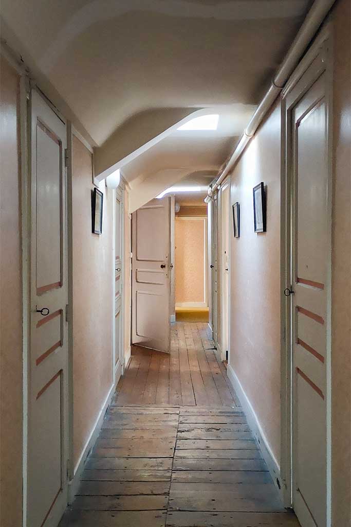 reportage architecture couloir manoir